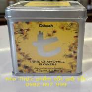 Trà hoa cúc nguyên chất nguyên lá hộp thiếc hiệu Dilmah (Dilmah Pure Chamomile Flowers Tin Med Caddy 42g)