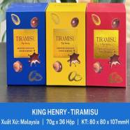 KING HENRY – SOCOLA TIRAMISU THẬP CẨM BỌC HẠNH NHÂN